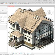 Обложка курса «Autodesk Revit 2023: Архитектурное проектирование» на Stepik