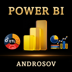 Обложка курса «Microsoft Power BI, Power Query, DAX» на Stepik