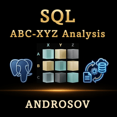 Обложка курса «ABC-XYZ анализ в SQL» на Stepik