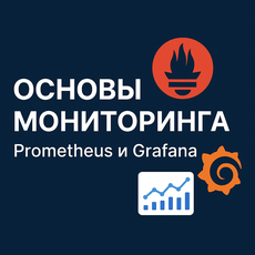 Обложка курса «Основы мониторинга (Prometheus и Grafana)» на Stepik