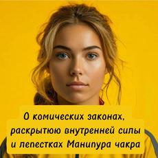 Обложка курса «О космических законах,внутренней силе и лепестках Манипура чакры» на Stepik