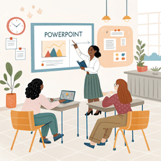 Обложка курса «PowerPoint: создание эффективных презентаций» на Stepik