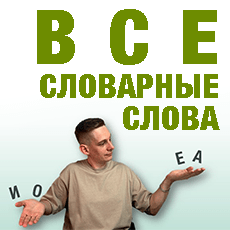 Обложка курса «Тренажёр "Все словарные слова для ЕГЭ (Задание № 9)"» на Stepik
