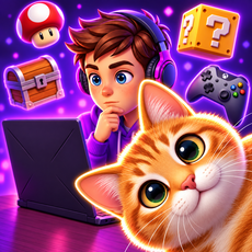 Обложка курса «Python для геймеров: ООП с нуля до первой игры на Pygame» на Stepik