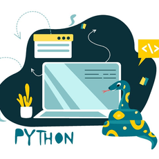Обложка курса «Разработка приложение на Python» на Stepik