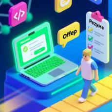 Обложка курса «Как найти работу в IT: Полный онлайн-курс от резюме до оффера» на Stepik