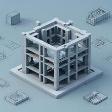 Обложка курса «Несущие конструкции в BIM. Revit и Renga. Базовый курс» на Stepik
