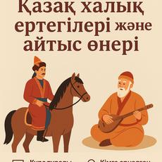 Обложка курса «Қазақ халық ертегілері және жыраулық өнер» на Stepik