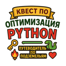Обложка курса «Оптимизация Python: Квест по ускорению кода» на Stepik