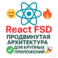 Обложка курса «React FSD: Продвинутая архитектура для крупных приложений» на Stepik