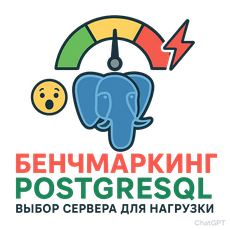 Обложка курса «Бенчмаркинг PostgreSQL: Выбор сервера для нагрузки» на Stepik