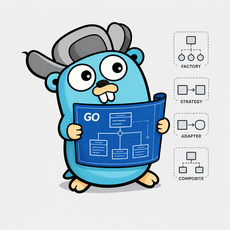 Обложка курса «Паттерны проектирования в Go (Golang)» на Stepik