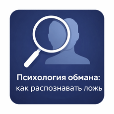 Обложка курса «Психология обмана: как распознавать ложь» на Stepik
