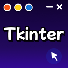 Обложка курса «Tkinter: библиотека для создания GUI» на Stepik