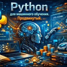 Обложка курса «Python для машинного обучения. Продвинутый » на Stepik