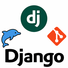 Обложка курса «Программа: Django-разработчик [ Git + Django + SQL + DRF ]» на Stepik