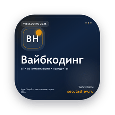 Обложка курса «Вайбкодинг с нуля (2026)» на Stepik