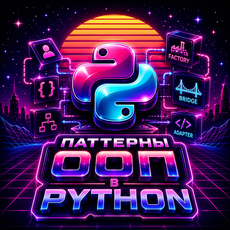 Обложка курса «[GG Python] Паттерны ООП в Python» на Stepik