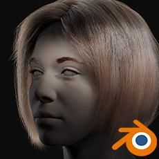 Обложка курса «Создание причесок в Blender: От основ до профессионала» на Stepik