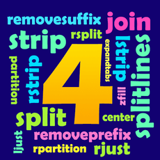 Обложка курса «strip, split и другие методы обработки строк в Python» на Stepik