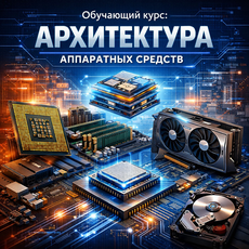 Обложка курса «Обучающий курс: "Архитектура аппаратных средств"» на Stepik