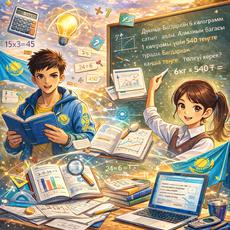 Обложка курса «Функционалдық сауаттылық: AI арқылы PISA дайындық» на Stepik