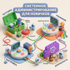 Обложка курса «Системное администрирование для новичков | 2026» на Stepik