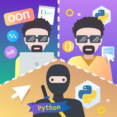 Обложка курса «"Поколение Python": профи + ООП + самураи» на Stepik