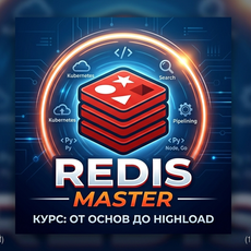 Обложка курса «Полное руководство по Redis» на Stepik