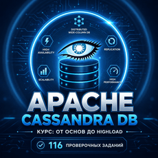 Обложка курса «Полное руководство по Apache Cassandra DB» на Stepik