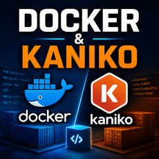 Обложка курса «Инструменты контейнеризации: Docker, Kaniko, Buildkit» на Stepik