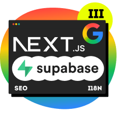 Обложка курса «Next.js III: SEO, i18n 2026» на Stepik