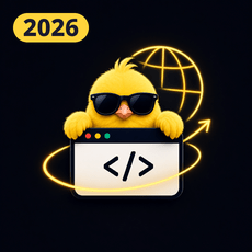 Обложка курса «Сайт с нуля: Frontend, Backend и публикация в интернет (2026)» на Stepik