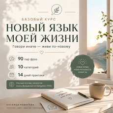 Обложка курса «Новый язык моей жизни» на Stepik