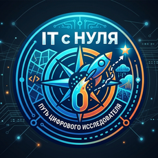Обложка курса «IT с нуля: Путь цифрового исследователя» на Stepik