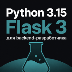 Обложка курса «Python 3.15 + Flask 3: руководство для backend-разработчика» на Stepik