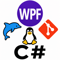 Обложка курса «Программа: C# Desktop-разработчик [ WPF + Git + SQL ]» на Stepik