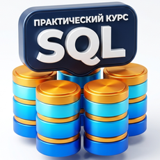 Обложка курса «SQL в MySQL: от нуля до оконных функций» на Stepik