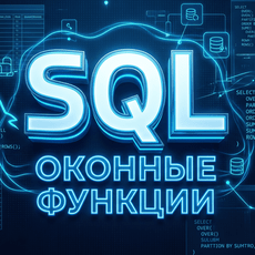 Обложка курса «Оконные функции SQL в MySQL: от нуля до уверенного владения» на Stepik