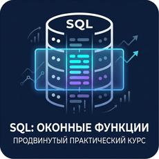 Обложка курса «Продвинутый SQL: Оконные функции на практике» на Stepik