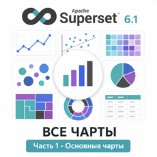 Обложка курса «Apache Superset 6.1: все чарты (Часть 1 - Основные чарты)» на Stepik