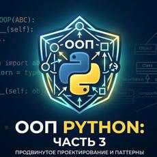 Обложка курса «ООП Python: Часть 3» на Stepik