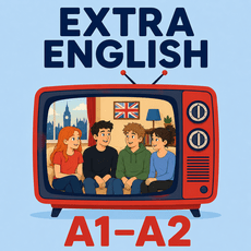 Обложка курса «Английский по сериалу Extra English: A1–A2 (Бесплатно)» на Stepik