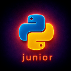 Обложка курса «Python для джунов» на Stepik