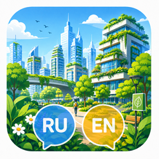 Обложка курса «English для урбанистов. Healing Landscapes и Biophilic Design» на Stepik