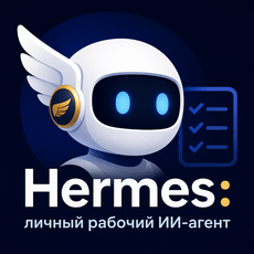 Обложка курса «Hermes: личный рабочий ИИ-агент» на Stepik