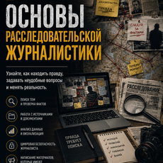 Обложка курса « Основы расследовательской журналистики» на Stepik