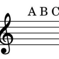 Обложка курса «Сольфеджио с нуля в текстовом формате ABC» на Stepik
