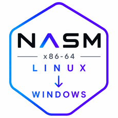 Обложка курса «Ассемблер (NASM Linux x86-64) — Переход к Windows x64» на Stepik