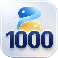 Обложка курса «Python: 1000 задач для собеседований — практикум» на Stepik